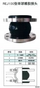 REJ100型單、雙球橡膠接頭描述